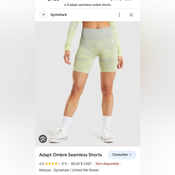 Gymshark short adapt seamless medium - Picture 1 of 4